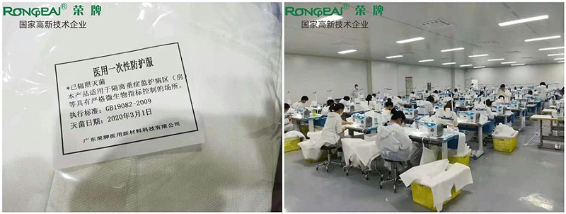 世界杯官网中文版医纺防护服